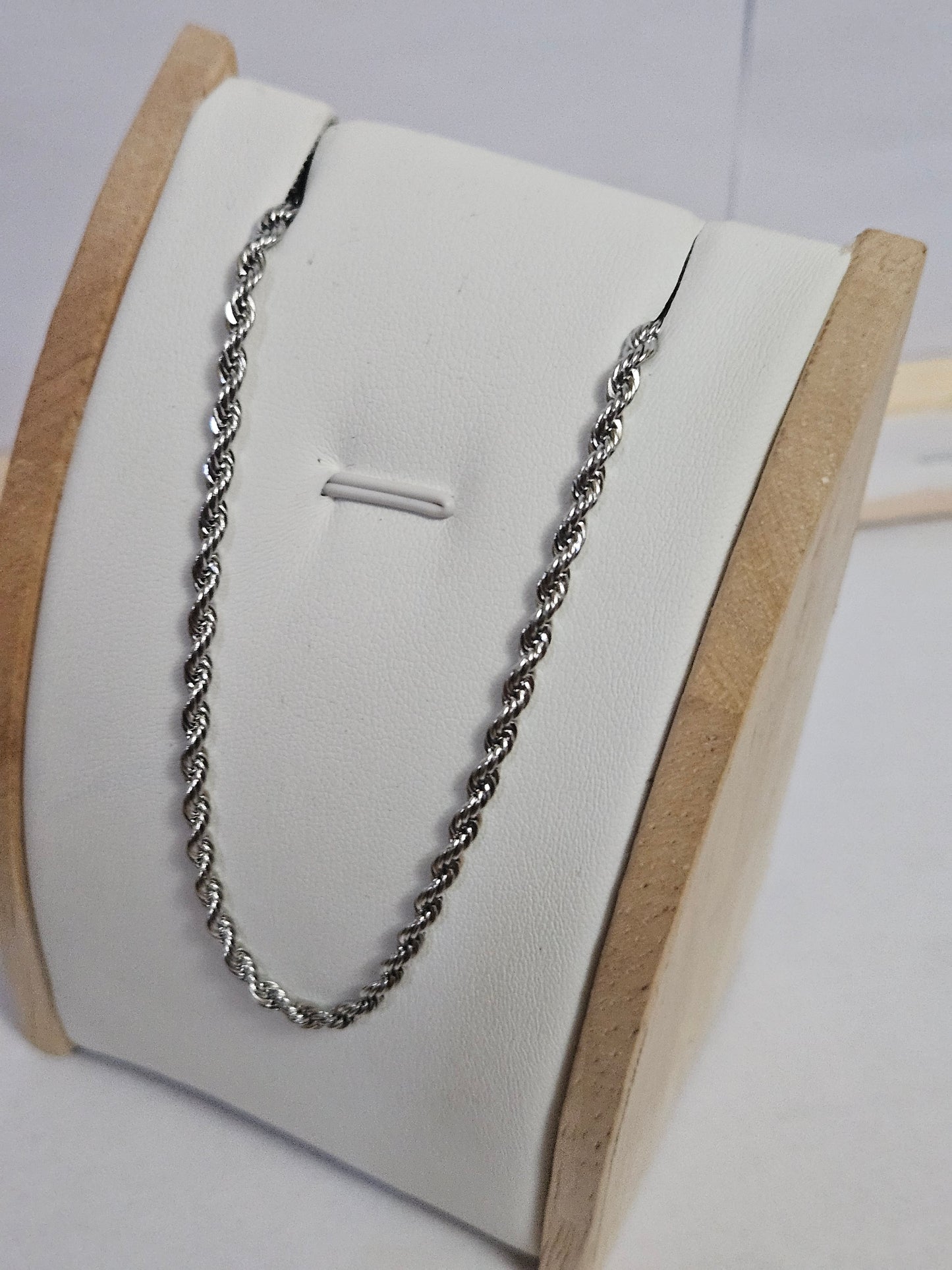 White Gold 14k Rope Chain necklace