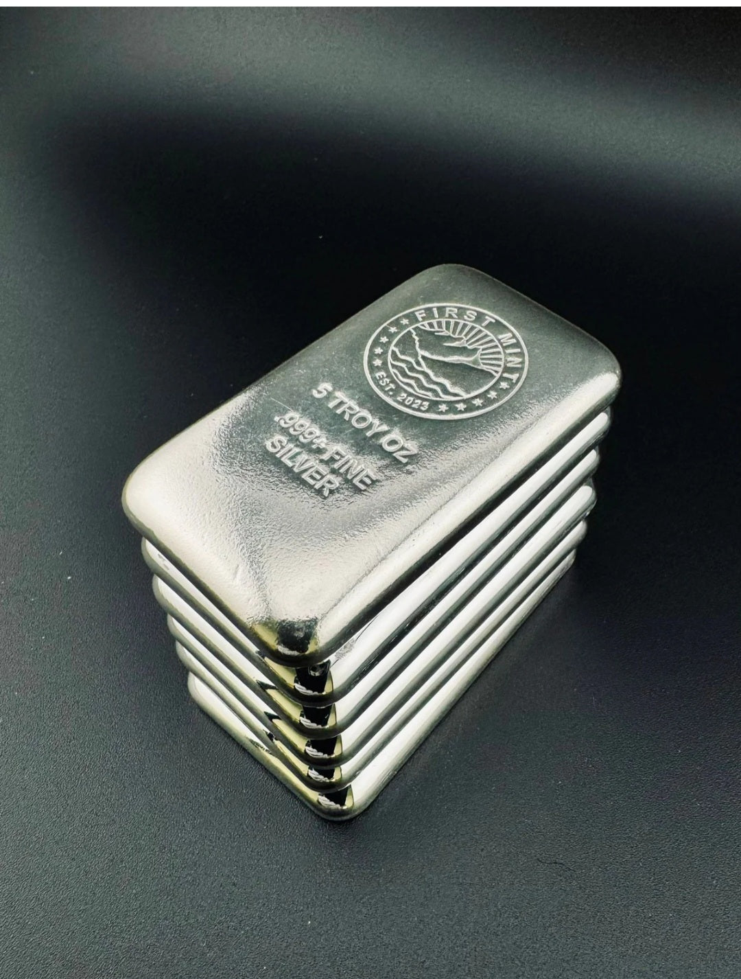 5 ounce First Mint .999 FineSilver