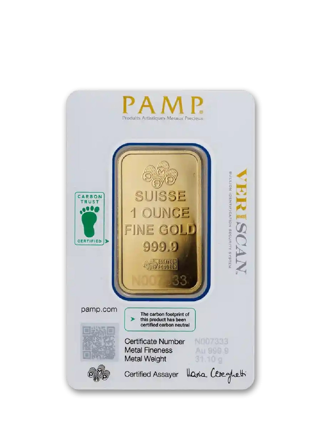 1 Ounce Gold Bar (random mint) In Assay