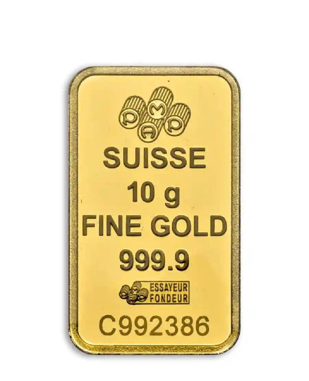 10Gram PAMP Gold Bar (in assay)
