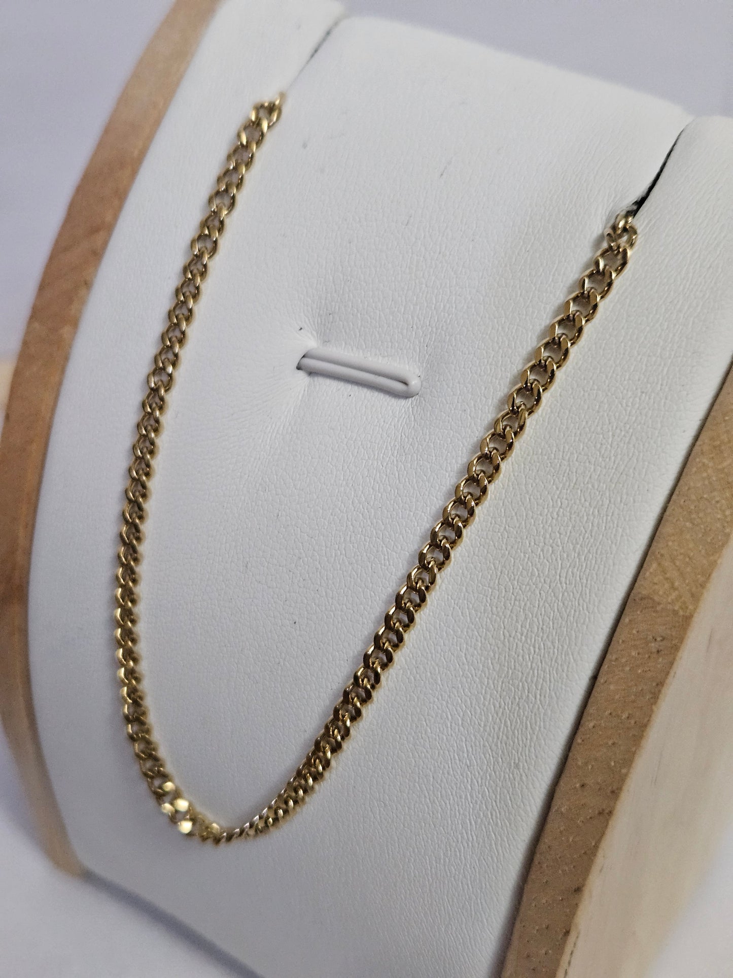 14k Gold Curb Chain necklace