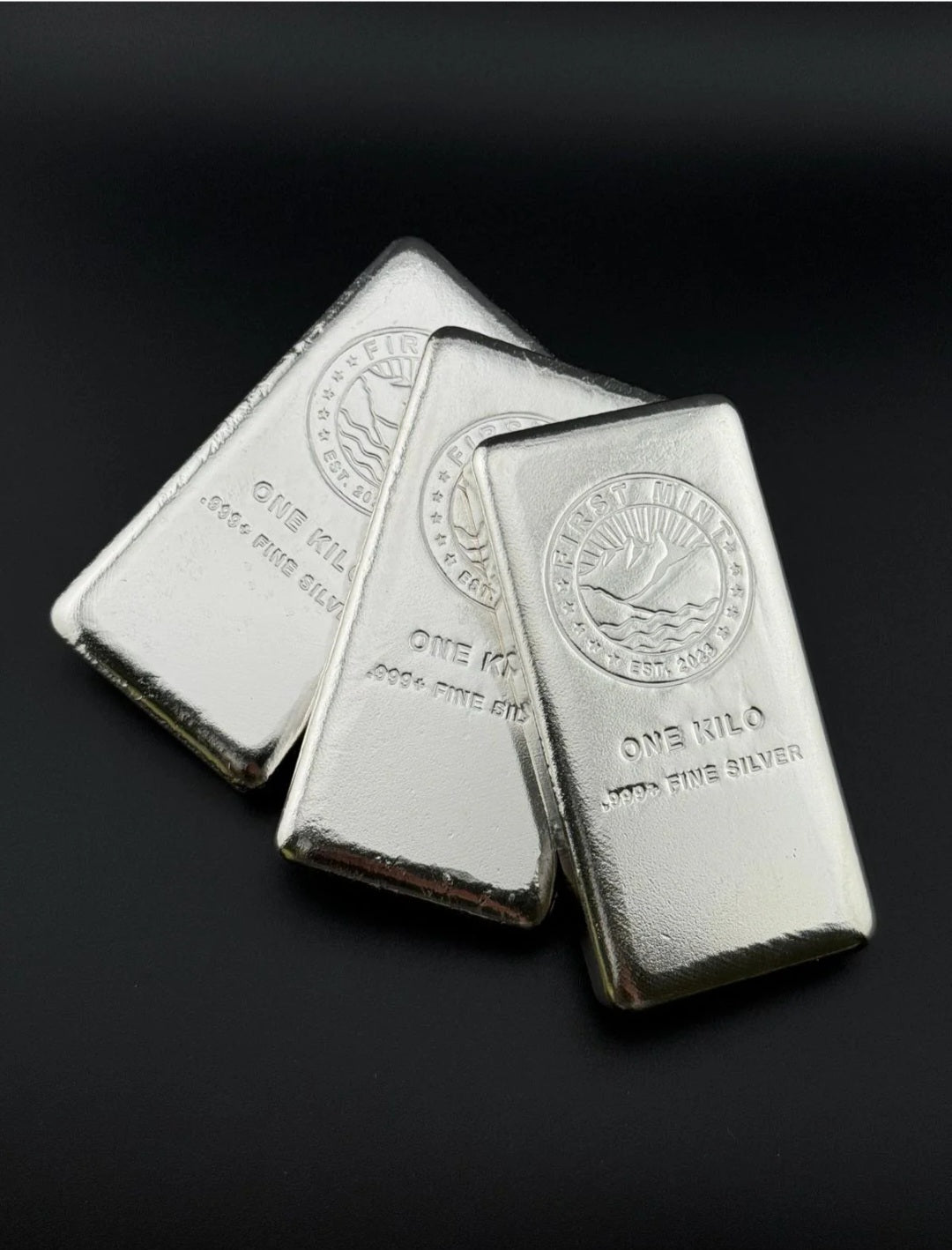 1 Kilo First Mint .999 Fine Silver Bar