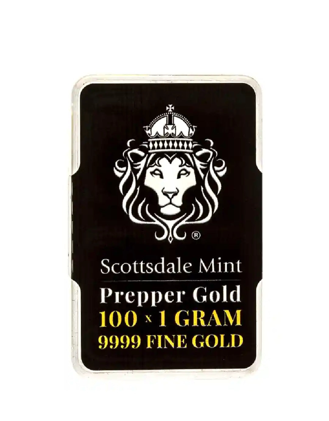 100 Scottsdale Mint 1 Gram Gold Bars