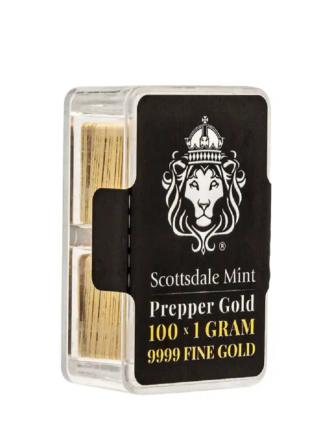 100 Scottsdale Mint 1 Gram Gold Bars