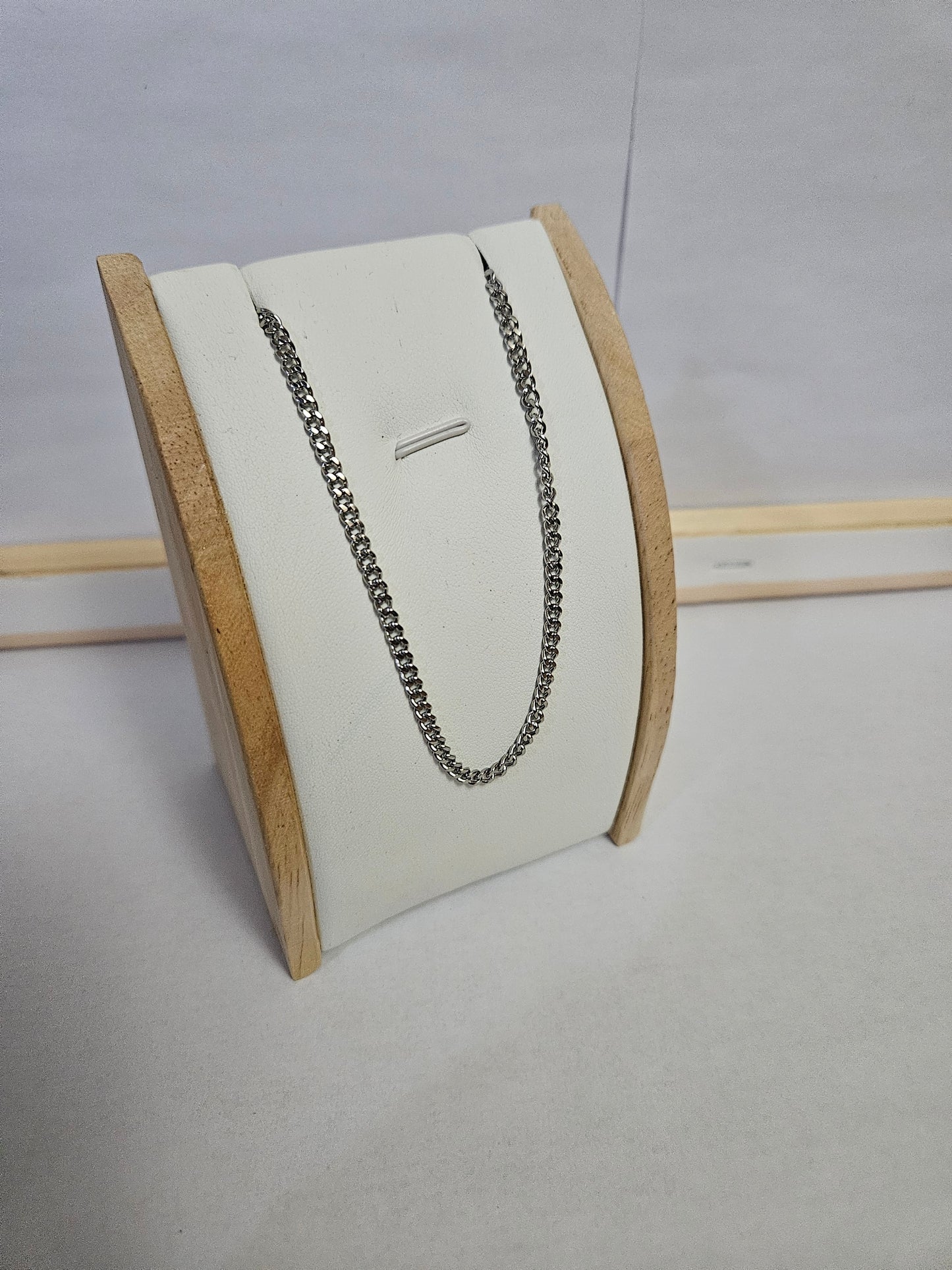 White Gold 14k Curb Chain necklace