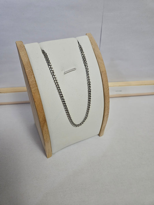 White Gold 14k Curb Chain necklace