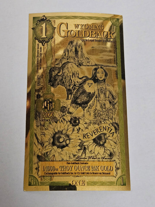 1 Nevada Goldback 24k