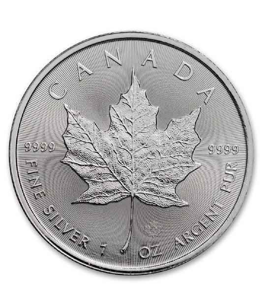 1 Ounce Silver Maple Leaf (random year)