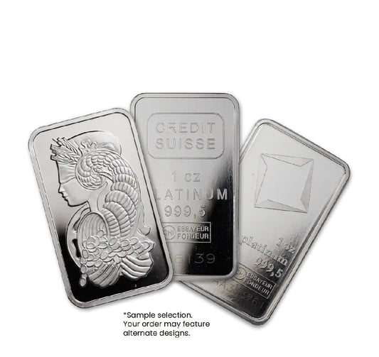 1 Ounce Platinum Bar (random mint)