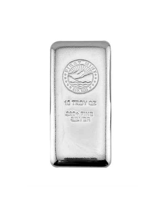 10 Ounce First Mint .999 Fine Silver Bar