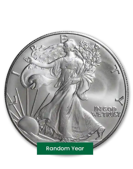 1 Ounce American Silver Eagle (random year)