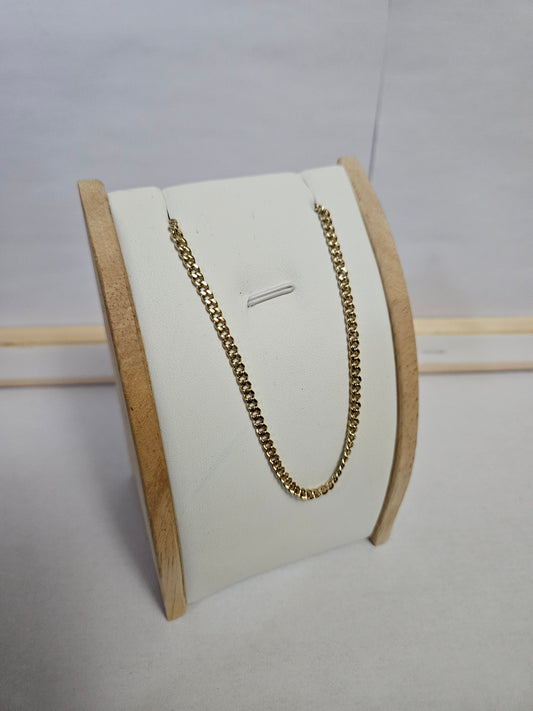 14k Gold Curb Chain necklace