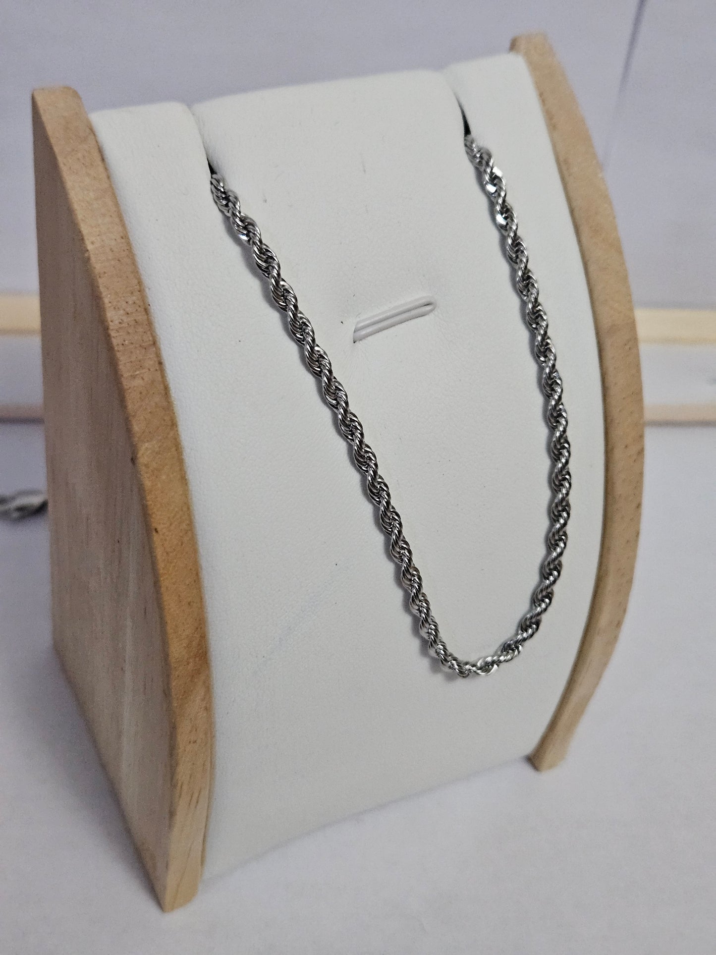 White Gold 14k Rope Chain necklace